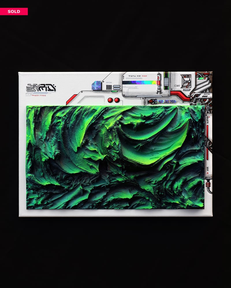 Image of "HYBRID²" - Original painting