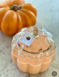 Image 4 of Autumn Baccarat 7 Pound Triple Wooden Wick Soy Candle 