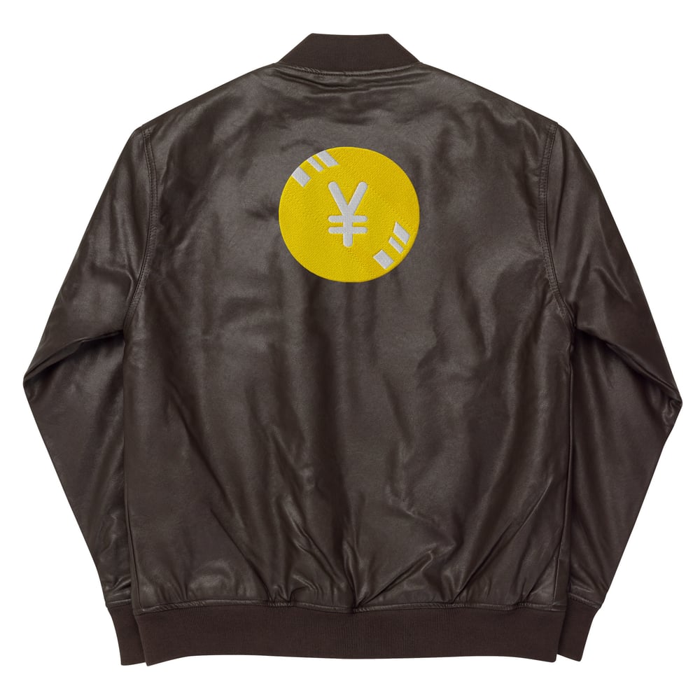 ZEN EXP - Yen Leather Bomber Jacket