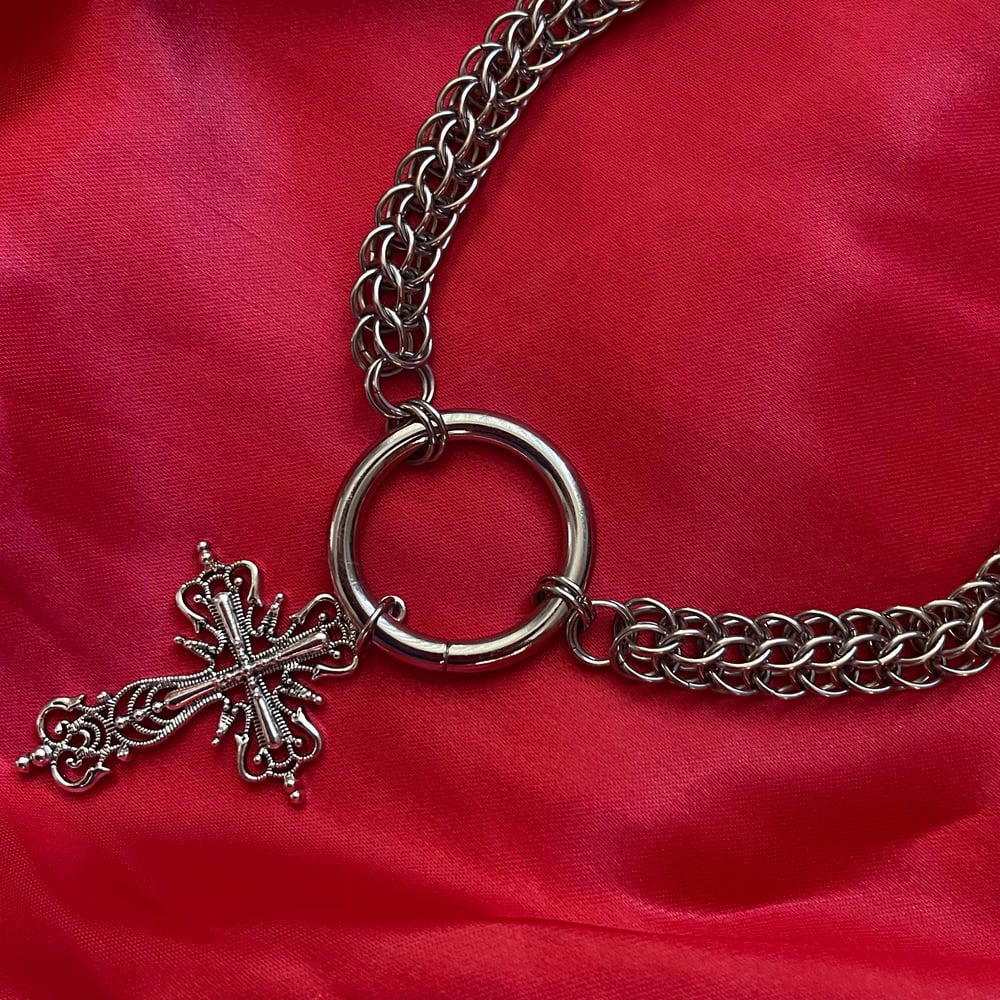 Image of full persian cross necklace 