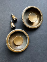 Image 1 of Pair of Inset Bronze Handles
