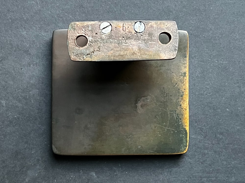 Image of Small Bronze Push-Pull Handle