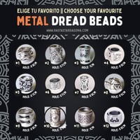 Image 1 of METAL DREAD BEADS