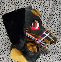 Image 3 of Rainbow Fursuit Cage Muzzle