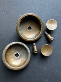 Image 2 of Pair of Inset Bronze Handles