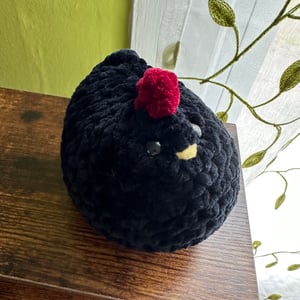 Image of Chunky Black Chicken - Made To Order Plush