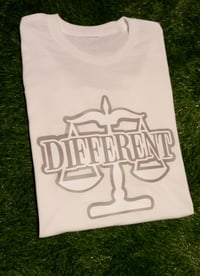 Image 1 of GREY/WHITE "DIFFERENT"⚖️ T-shirt 
