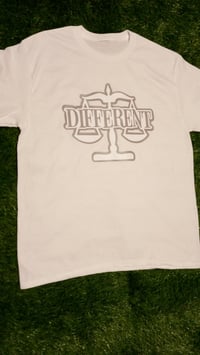Image 2 of GREY/WHITE "DIFFERENT"⚖️ T-shirt 