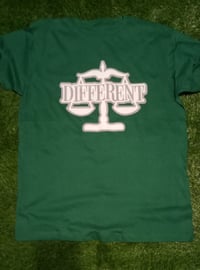 Image 2 of Green/White/Grey "DIFFERENT"⚖️ Tshirt