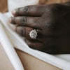 S1729 - rosetón diamantes 