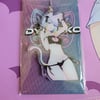 Lucy Neko Keychain