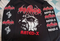 Image 1 of Deranged rated-x LONG SLEEVE