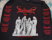 Image 1 of Beherit oath of black blood LONG SLEEVE