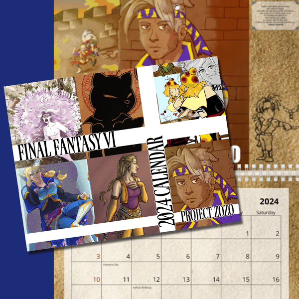 Image of Final Fantasy VI 2024 Calendar