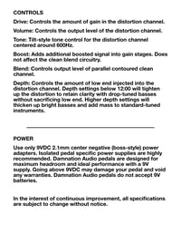 Image 4 of MBD | Bass Overdrive & Distortion Pedal