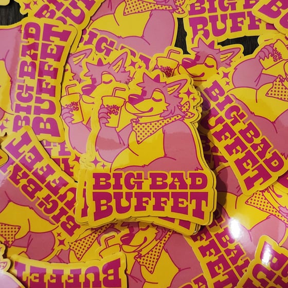 Image of JUNKFOOD Big Bad Buffet sticker