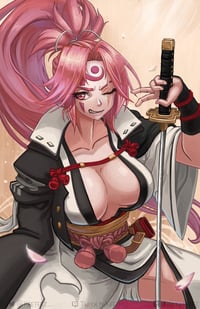 Image 5 of Guilty Gear 11x17" Print Series PT 2: Baiken, Bridget, Giovanna, Testament