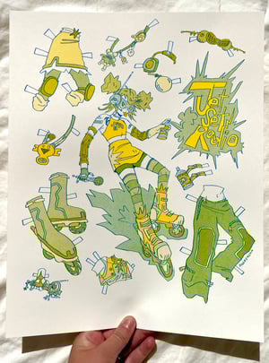 Jet Set Radio Large Riso Print