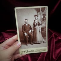 Vintage Cabinet Card - Wealthy Victorian Couple