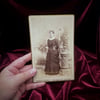 Vintage Cabinet Card - Victorian Lady 1