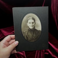 Vintage Cabinet Card - Old Victorian Lady 2