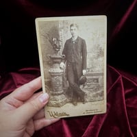 Vintage Cabinet Card - Victorian Man 3