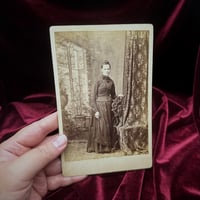Vintage Cabinet Card - Victorian Lady 2