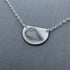 Sterling Silver Semicircle Fern Necklace Image 3
