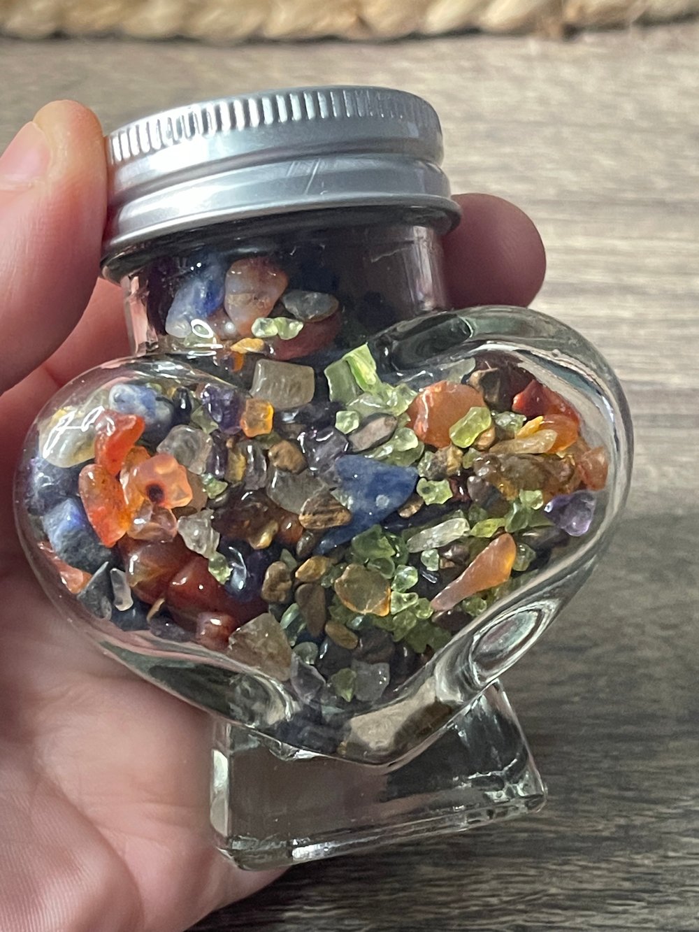 Image of Heart chakra jars 