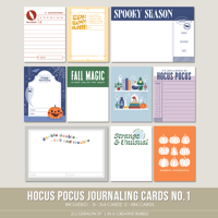 Hocus Pocus Journaling Cards No.1 (Digital)