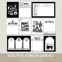 Hocus Pocus Journaling Cards No.2 (Digital)