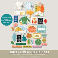 October Moments Elements No.1 (Digital)