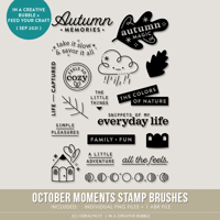 October Moments Stamp Brushes (Digital)
