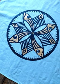 Image 2 of La petite tenture "Fish flower© 2" 