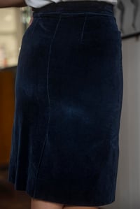 Image 3 of Gonna Velluto Blu