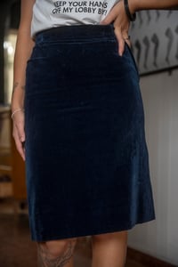 Image 2 of Gonna Velluto Blu