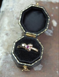 Image 4 of Dainty cluster ring - ruby