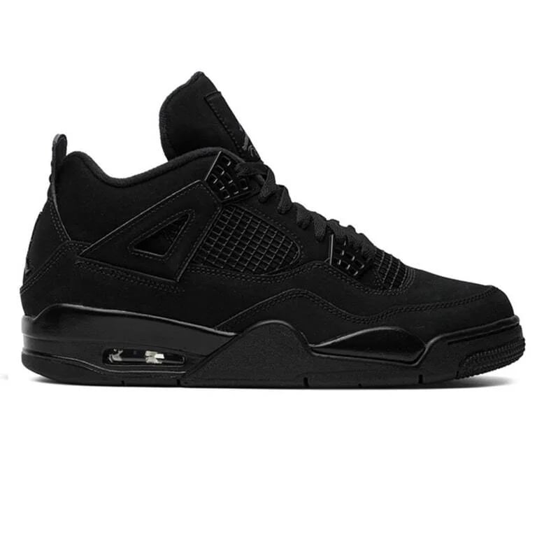 Image of Black Cat Basketball Shoe 4's