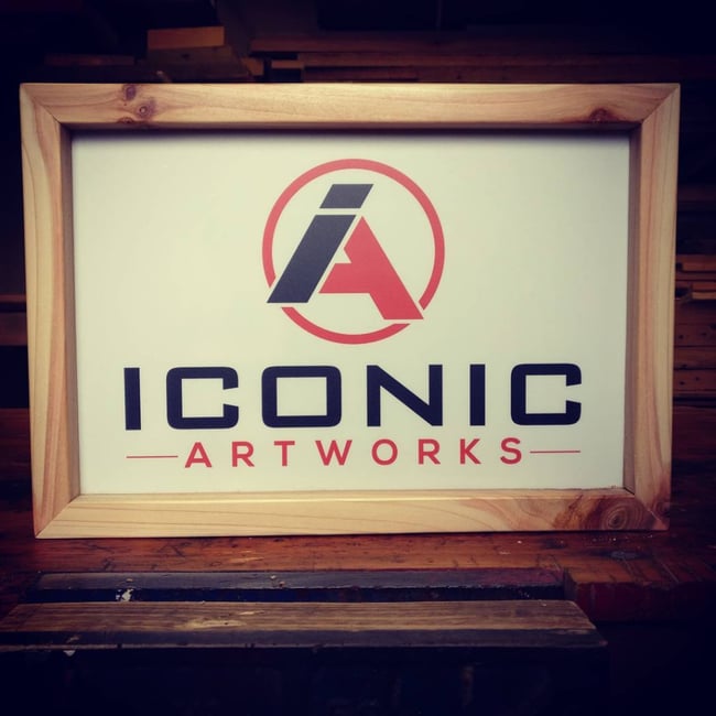 Iconic Artworks & Holybourne Post Office light boxes