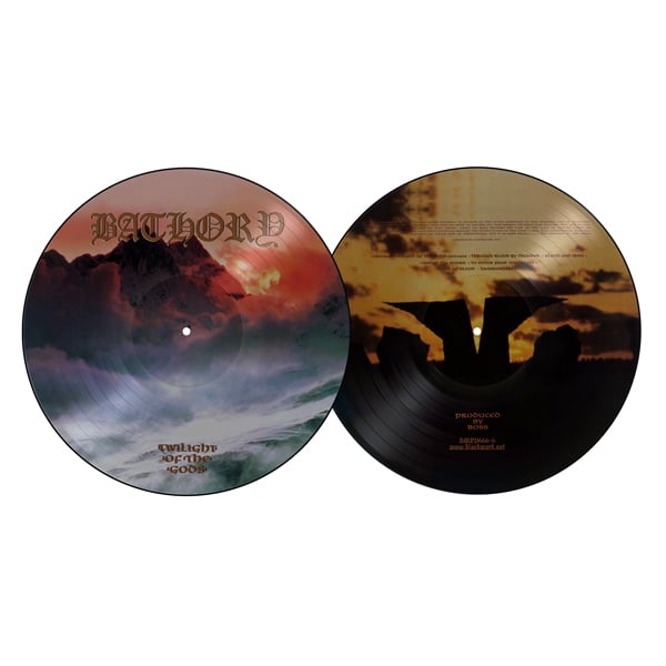Image of BATHORY - TWILIGHT OF THE GODS - VINYL 12" PICTURE DISC LIMITED EDITION