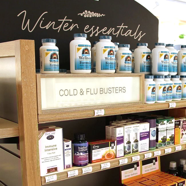 Windfall Natural Retail space multiple lightboxes