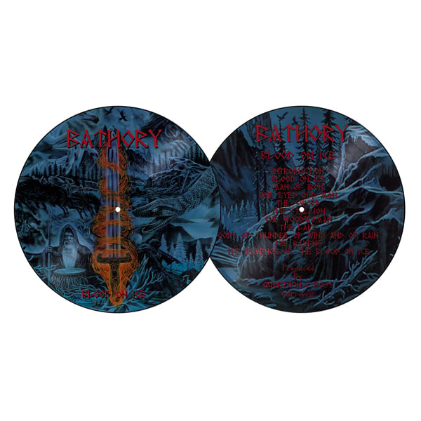 Image of BATHORY - BLOOD ON ICE - VINYL 12" PICTURE DISC LIMITED EDITION 