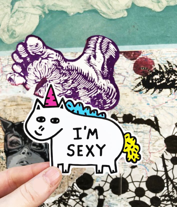 Image of Sexy Vinyl Sticker