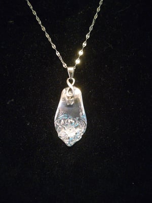 Image of Victorian Sterling Silver spoon Pendant 