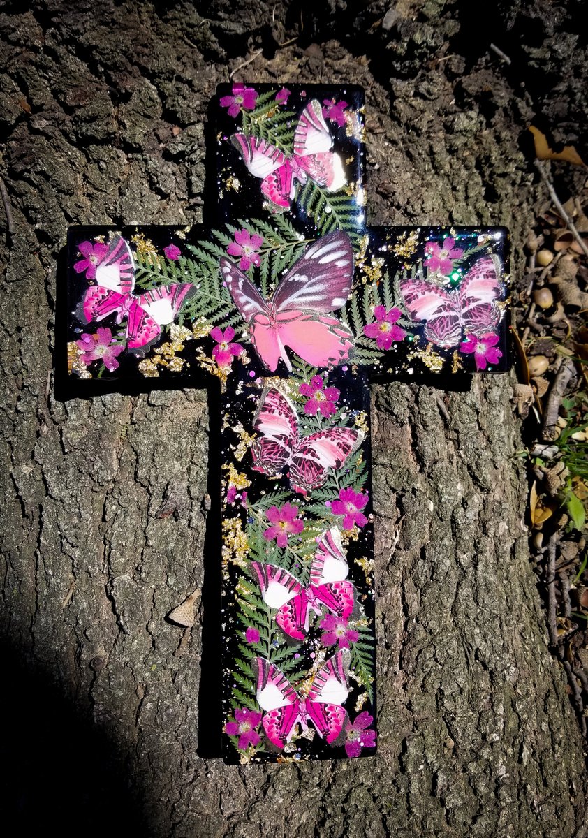 Custom Large Cross Wall Hangings Made by Shellien