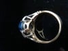 EDWARDIAN 18CT YELLOW GOLD PLATINUM STAR SAPPHIRE OLD CUT DIAMOND RING