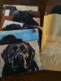 Black Lab Notecards 
