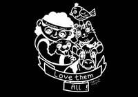 Image 1 of Tshirt Baby et Kids - "LOVE THEM ALL"