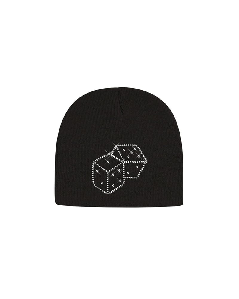 Image of DICE GAME RHINESTONE BEANIE