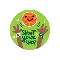 Shoot Your Shot Sticker - Boston Basketball Edition